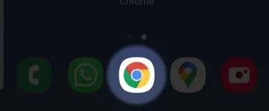 Open www.opengoon.net in Chrome on Android