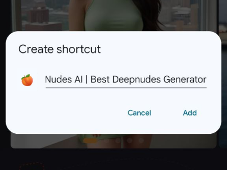 Confirm shortcut name on Android